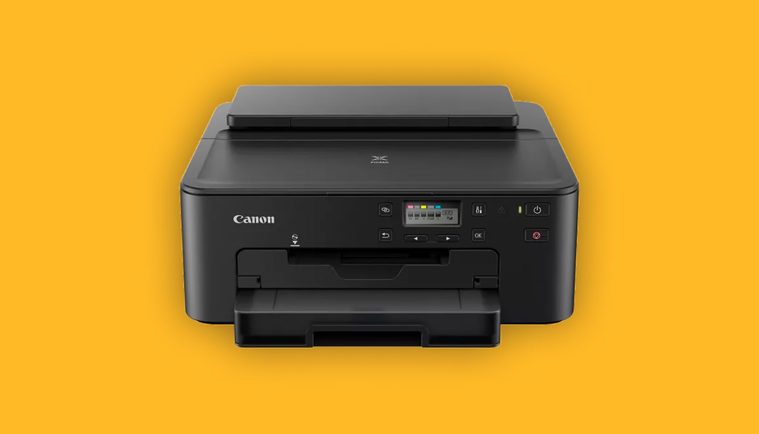 Ink4Cakes Edible Printer Elite ADF on a yellow background.
