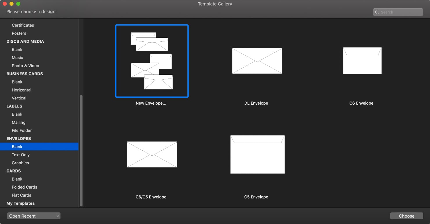DIY Christmas Envelopes in a Matter of Minutes Swift Publisher for Mac