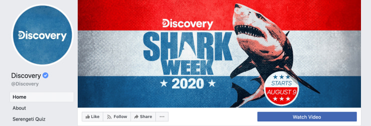 Discovery Facebook page cover