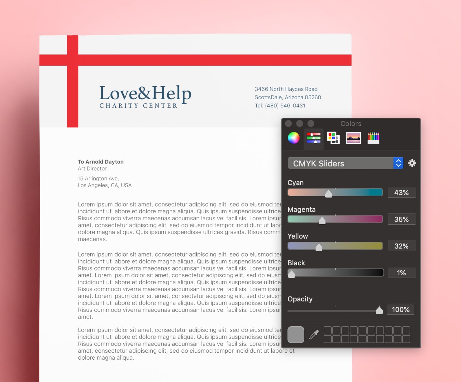 How to Print a Letterhead on a Mac | Swift Publisher