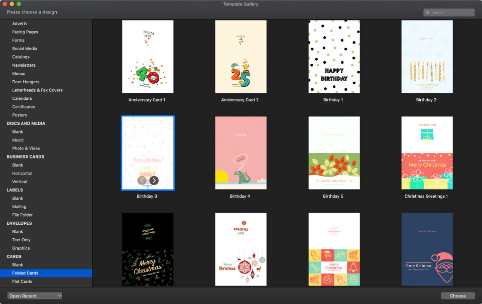 free greeting cards software for mac