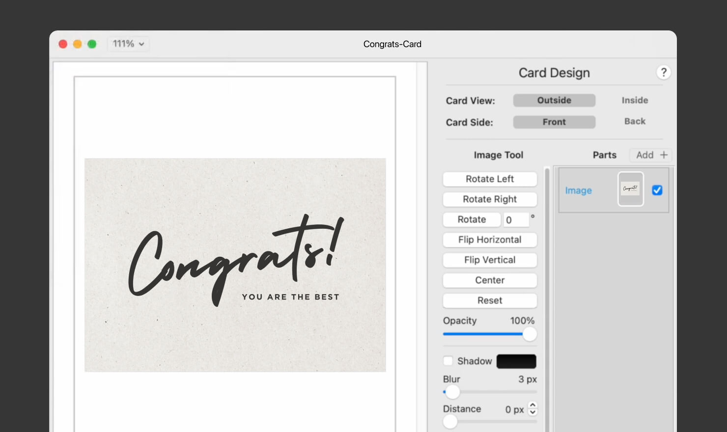 Cardia by Addison Software interface.