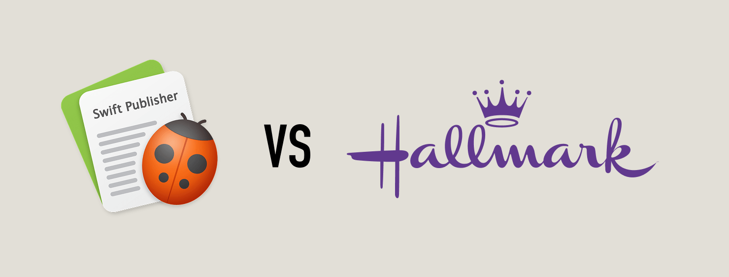 Swift Publisher and Hallmark Card Maker logo.