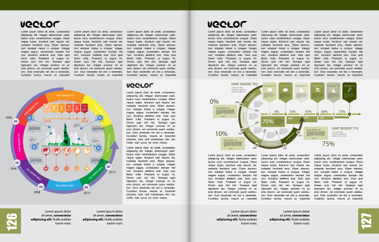 Magazine layout structure