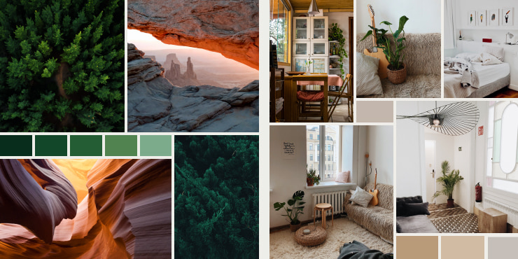 Nature Inspirational Mood Board