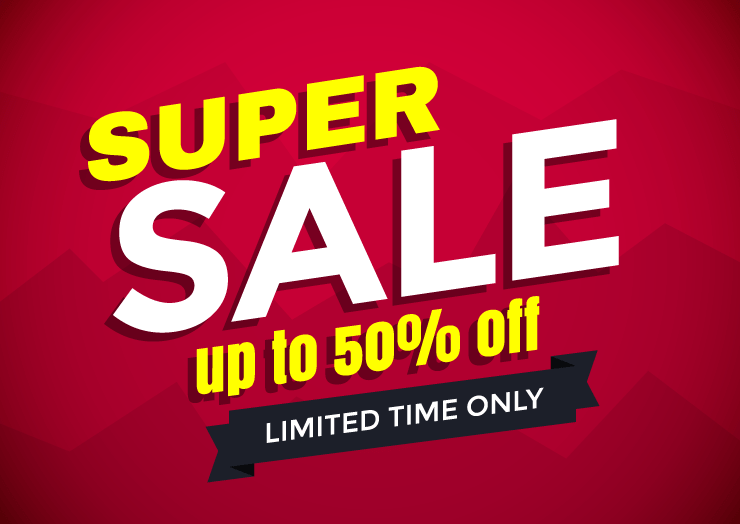 Red color sale brochure