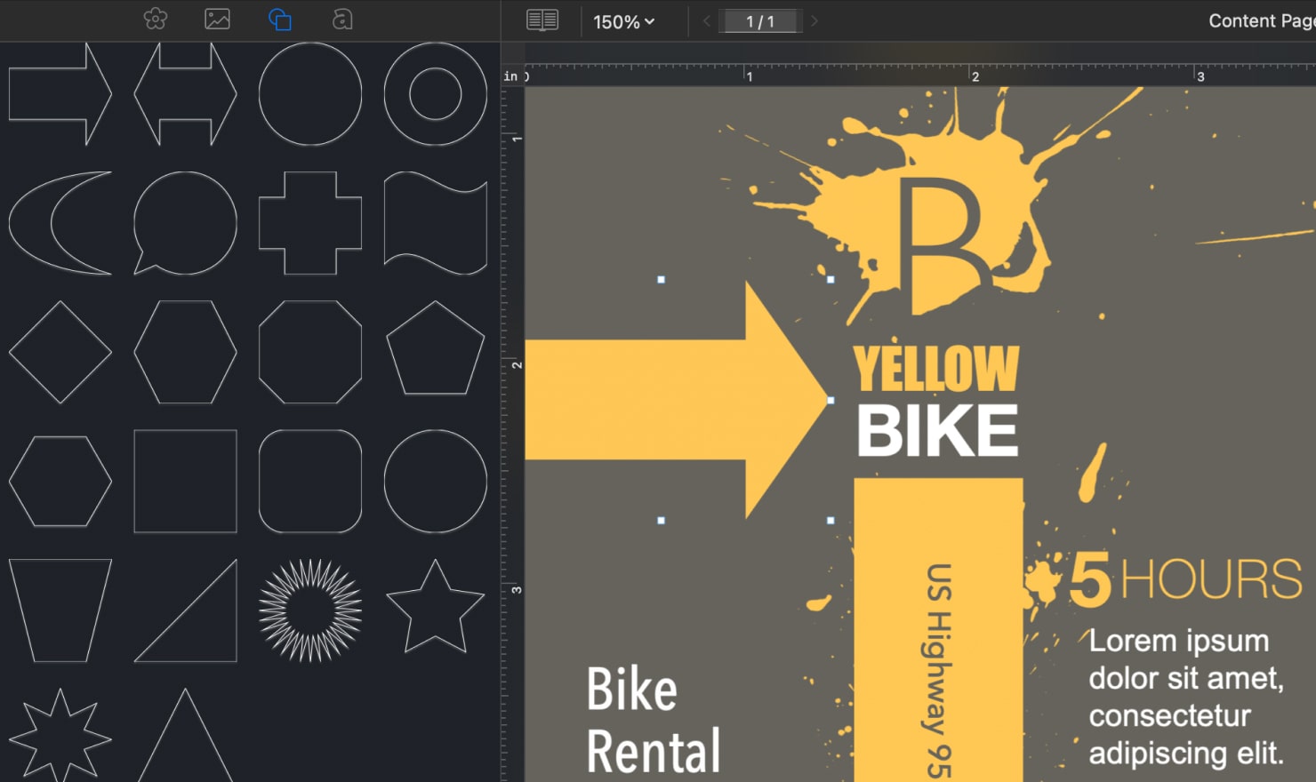 Smart Shapes library.