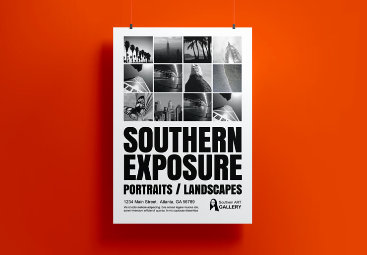 Poster designed in Swift Publisher for Mac