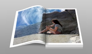 Photo book design article preview.