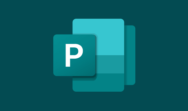 Microsoft Publisher Discontinued article preview with MS Publisher icon.