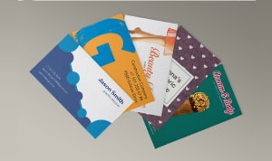 Business card printing tips article preview.