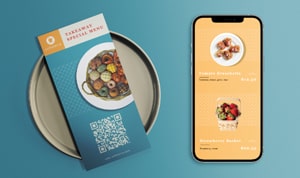 What Is a QR Code article preview with a restaurant menu QR code.