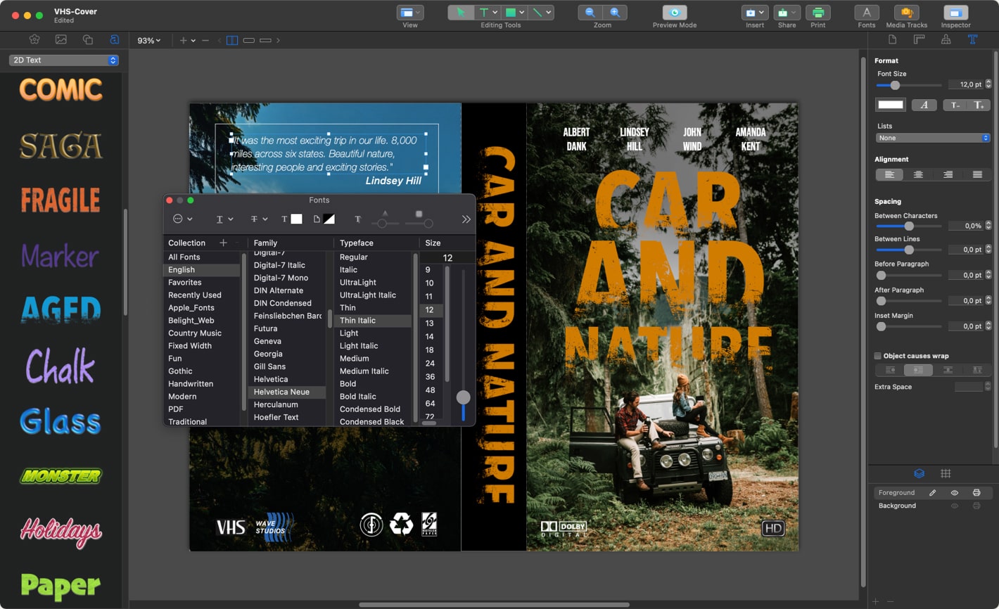How to Design VHS Cassette Covers | Swift Publisher for Mac