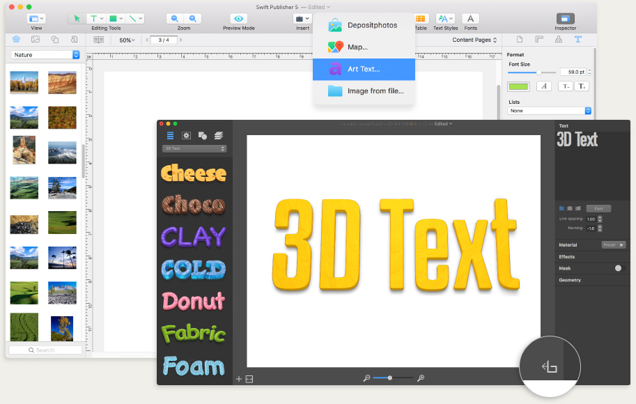 Support swift publisher desktop publishing software for mac
