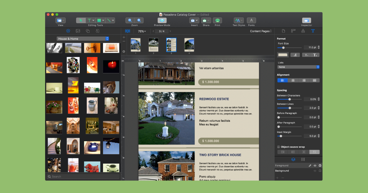 Read how to create a catalog right now! Swift Publisher for Mac