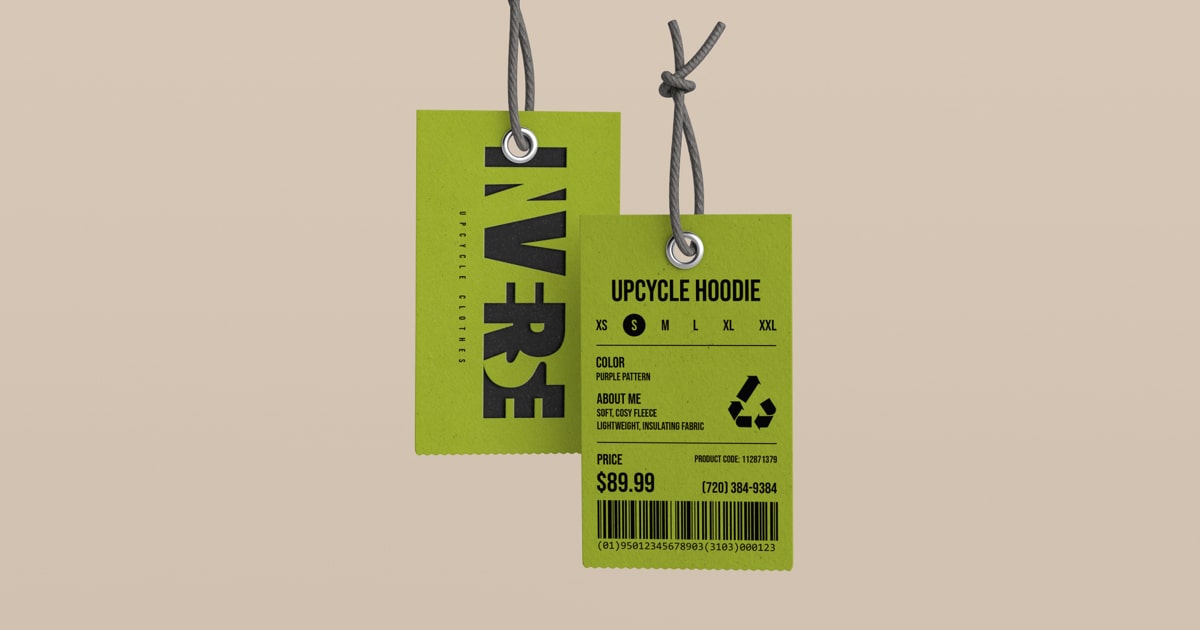 design clothing tag hang tag and clothing label