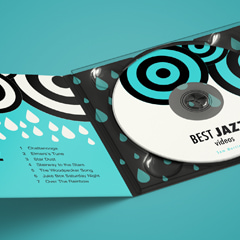 A CD label, CD sleeve