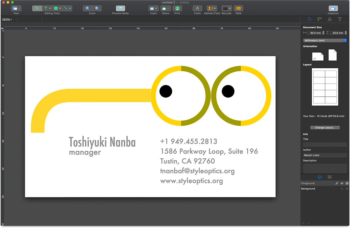 Business Cards Maker For Mac Business Cards Maker For Mac
