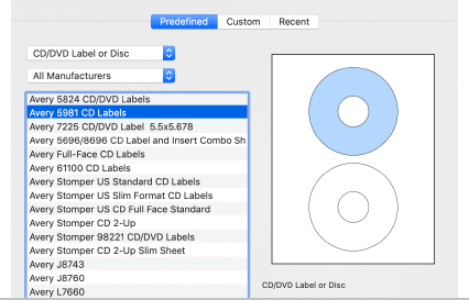 memorex cd label system